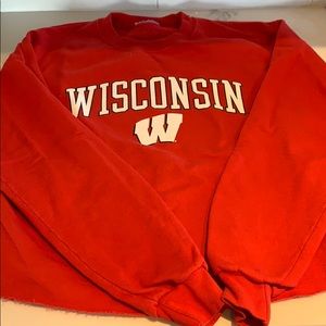 UW Madison cropped sweatshirt